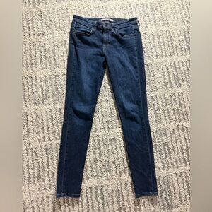 Joes dark wash blue skinny jeans straight size 28